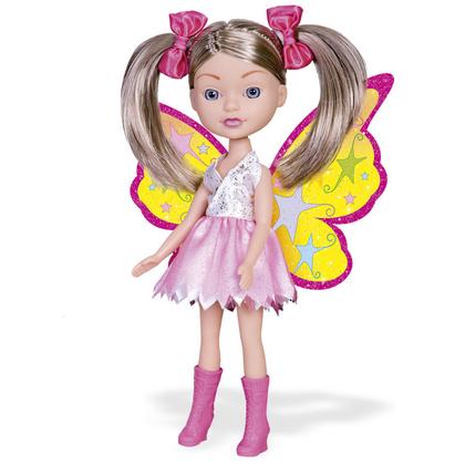 Imagem de Boneca Fada de Brinquedo Baby Fadinha Cores Sortidas Menina