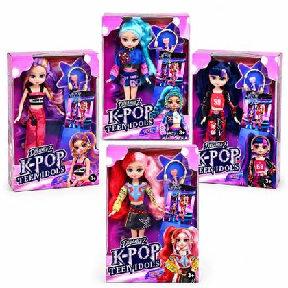 Imagem de Boneca Fashion Doll K-Pop 24cm Colecionável Estilo Pop Coreano Multikids - BR2772 -