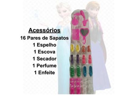 Imagem de Boneca Frozen kit com 2 Elsa e Anna Musical Articulada 30cm