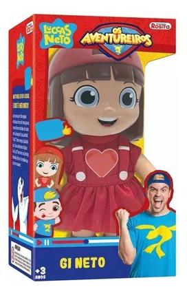 Imagem de Boneca Gi Luccas Neto Aventureira Vermelha Original Rosita