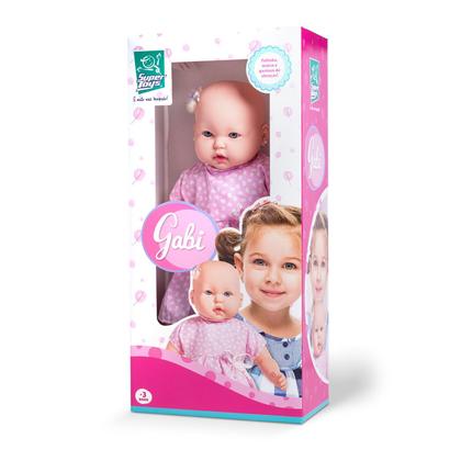 Imagem de Boneca Grande Bebezão Nenezão Gabi - Super Toys
