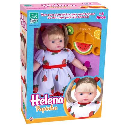 Imagem de Boneca Helena Papinha Com Acessórios - Super Toys