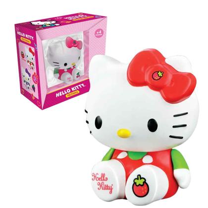 Imagem de Boneca Hello Kitty Frutinhas Original  Líder Brinquedos  Em Vinil Atóxico 12cm Com Cheirinho