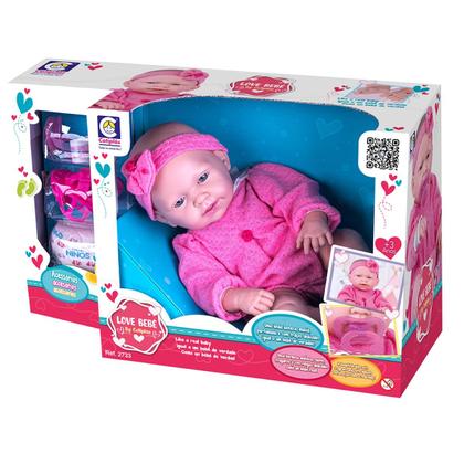 Imagem de Boneca Infantil Love Bebê Com Fraldinha e Acessórios Cotiplas