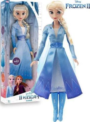 Imagem de Boneca Infantil Princesa Disney Elsa Gigante - Frozen 2 - Novabrink