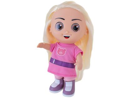 Imagem de Boneca Jessica Aventureira Rosa Lucas Neto Com Som - Rosita
