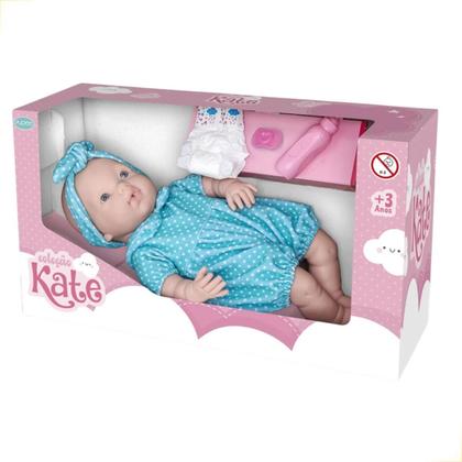 Imagem de Boneca Kate Xixi deitada 42cm Pupee