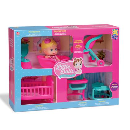 Imagem de Boneca Little Dolls Casinha - Divertoys -