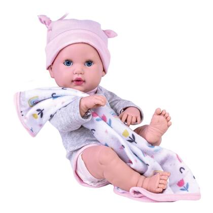 Imagem de Boneca Love Born Cotiplas Ao Deitar Fecha Olhos Com Naninha