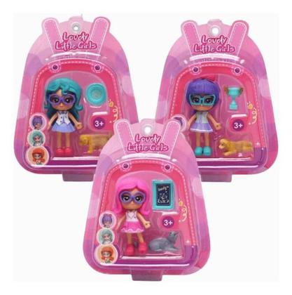 Imagem de Boneca Lovely Little Girls Pet Shop Sortido Br2267 Multikids