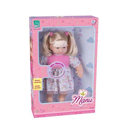 Imagem de Boneca Manu - Fala Diversas Frases - 45cm - Supertoys