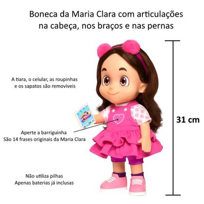 Imagem de Boneca Maria Clara e JP de 31cm falam 14 Frases YouTuber