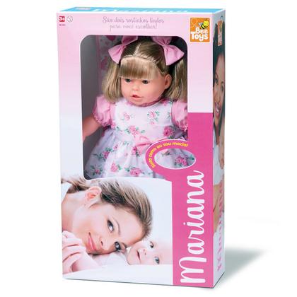Imagem de Boneca Mariana Menina Loira 0850 - Bee Toys