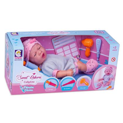 Imagem de Boneca Menina Sweet Reborn Com Acessórios Médicos - Cotiplas