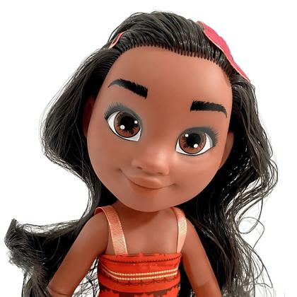 Imagem de Boneca Moana e Pua Porquinho 36cm Boneca Articulada Princesa Disney Baby