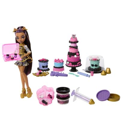Imagem de Boneca Monster High Clawdeen Wolf Conjunto Kit de Bolo - Scary Sweet Birthday - Mattel