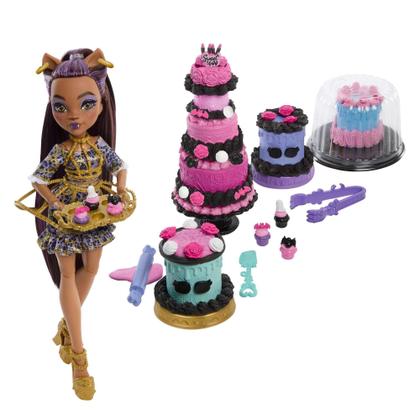 Imagem de Boneca Monster High Clawdeen Wolf Conjunto Kit de Bolo - Scary Sweet Birthday - Mattel