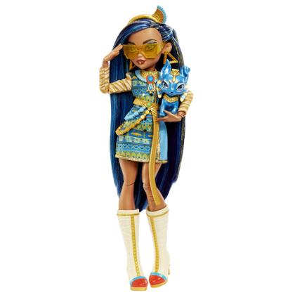 Boneca Monster High Cleo De Nile Coleção G3 Moda Com Pet e