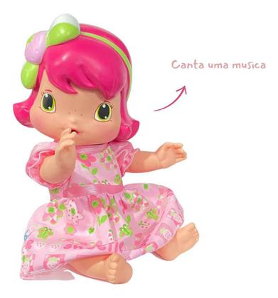 Imagem de Boneca Moranguinho Baby Musical 30cm Original - Mimo Toys