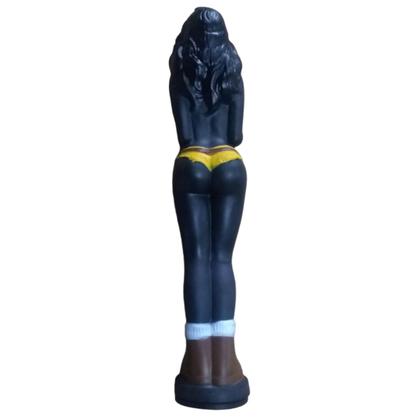 Boneca morena decorativa enfeite para antena px caminhão - F