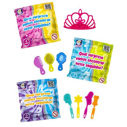 Imagem de Boneca Nancy Hair Surprise Busto Para Pentear Com 3 Acessórios Surpresa - Super Toys