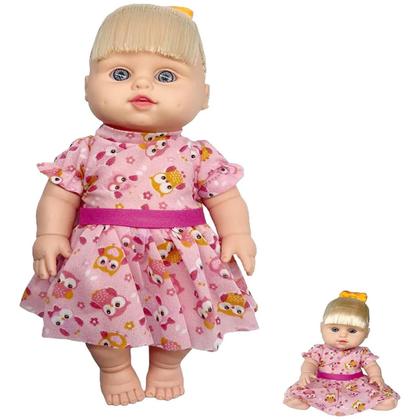 Imagem de Boneca Nenem Bebê Super Macia Menina Brinquedos Presente