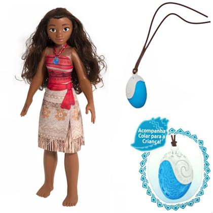 Imagem de Boneca Original Moana 2 Grande 55cm na Caixa Baby Brink