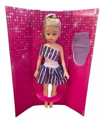 Imagem de Boneca Para Meninas Crianças Cherry Especial Troca Roupa