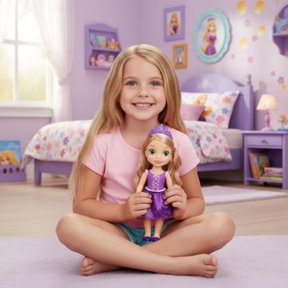 Imagem de Boneca Princesa Disney Rapunzel Articulada 33cm Multikids