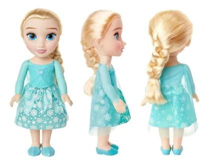 Imagem de Boneca Princesa Elsa Clássica Frozen Disney Brinquedo Menina