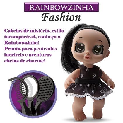 Imagem de Boneca Rainbow Fashion Wandinha Acessórios Penteados Menina
