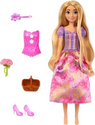 Imagem de Boneca Rapunzel Princesa Spin E Reveal Mattel - HTV86