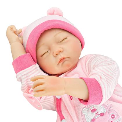 Imagem de Boneca Realista Kiki Bebê Reborn Com Toque Suave Cílios Aplicados E Brinquedos Completos