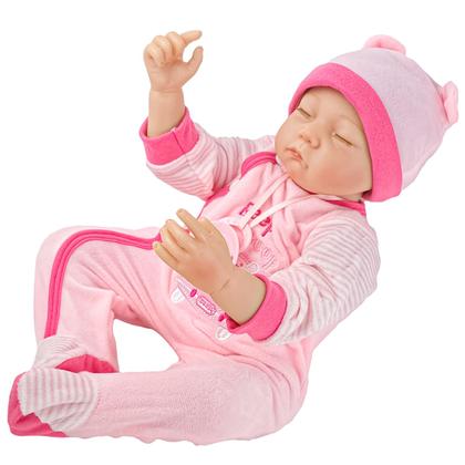Imagem de Boneca Realista Kiki Bebê Reborn Com Toque Suave Cílios Aplicados E Brinquedos Completos