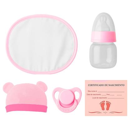 Imagem de Boneca Realista Kiki Bebê Reborn Com Toque Suave Cílios Aplicados E Brinquedos Completos