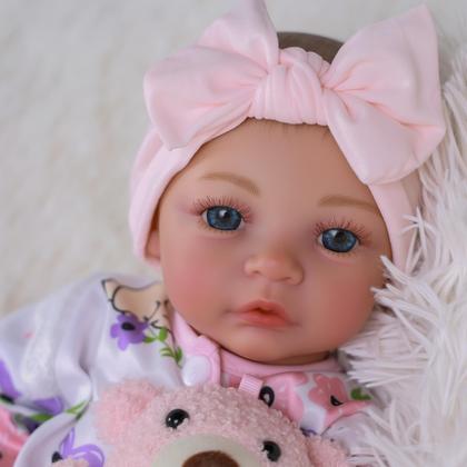Imagem de Boneca Reborn BABESIDE Girl de 18 polegadas com acessórios