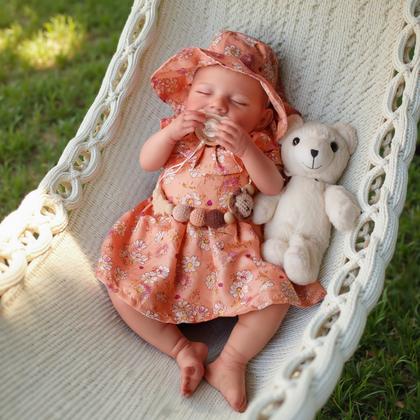 Imagem de Boneca Reborn Baby Doll BABESIDE Lifelike, corpo inteiro em vinil de 53,3 cm