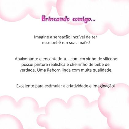 Imagem de Boneca Reborn Bebê Corpo de Silicone 16 Itens