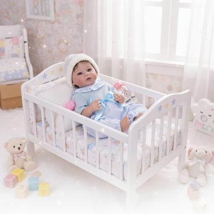 Imagem de Boneca Reborn Boneca Realista Corpo de Silicone NEW HAPPY