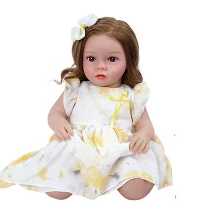 Imagem de Boneca Reborn Corpo de Silicone New Happy Reborn Realista