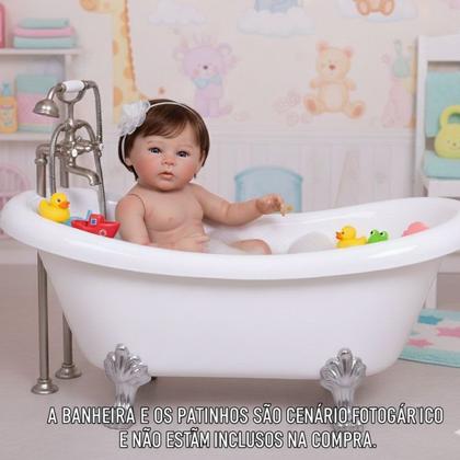 Imagem de Boneca Reborn Realista Boneca Corpo de Silicone New Happy