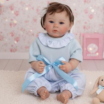 Imagem de Boneca Reborn Realista Boneca Corpo de Silicone New Happy