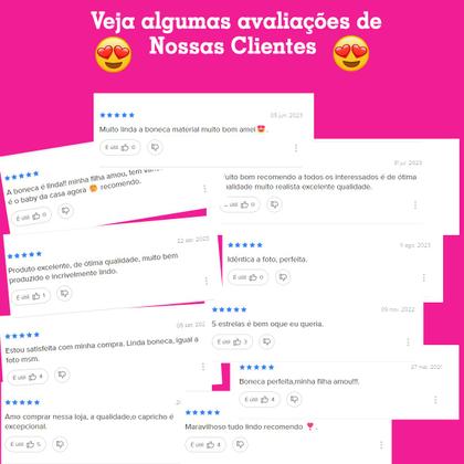 Imagem de Boneca Reborn Silicone Bebê Realista Menina Itens Linda Enxoval + Kit de Miçangas Completo Lol Pode dar Banho Brinquedos Para Caixa Corpo Siliconado