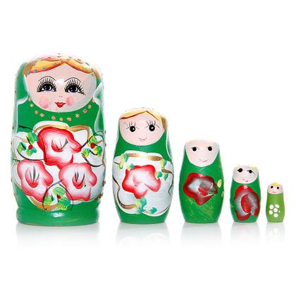 Imagem de Boneca Russa Matrioska Verde 11,0 cm