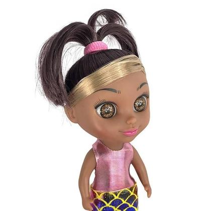 Imagem de Boneca Shiny Angels 3 Em 1 Sereia Fada E Bailarina