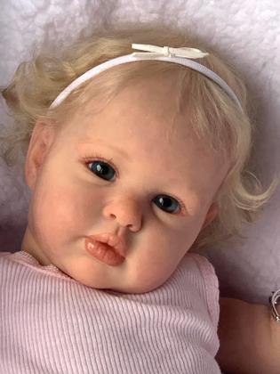 Imagem de Boneca Silicone Reborn Anano Realistic 60 cm com cabelo e brinquedos