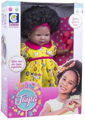 Imagem de Boneca Tayla Negra da Cotiplás - Ref 2281