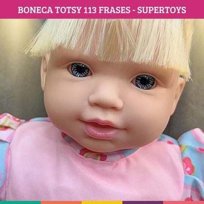 Imagem de Boneca Totsy 113 Frases Com Cabelo Supertoys