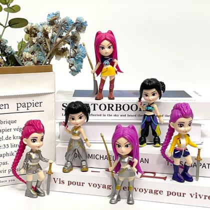 Imagem de Bonecas Guerreiras do K-pop 10 cm Personagem:Mira Roupa Prata