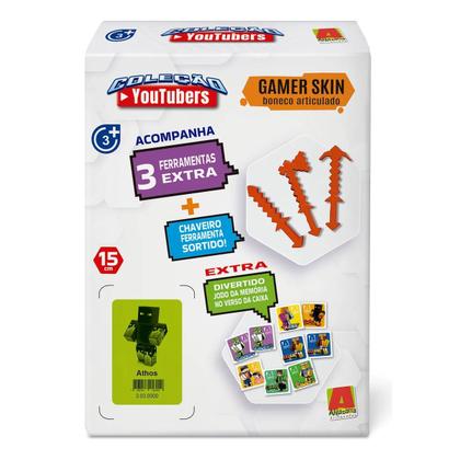 Imagem de Boneco 15cm Athos + 3 Ferramentas + Chaveiro + Jogo Memória